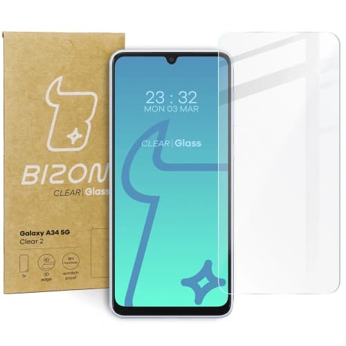 Szkło hartowane Bizon Glass Clear 2 do Samsung Galaxy A34 5G