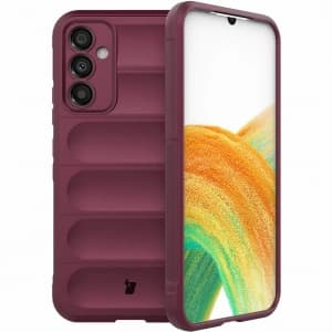 Pancerne etui Bizon Case Tur do Samsung Galaxy A34 5G ciemnofioletowe