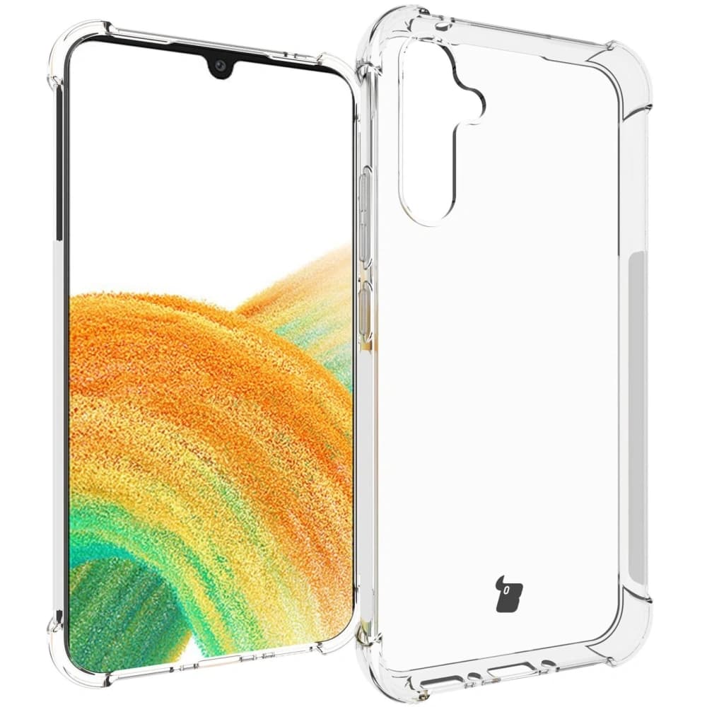 Bizon Case Clear Pack Hülle + 2x Bildschirmglas Samsung Galaxy A34 5G klar - 3