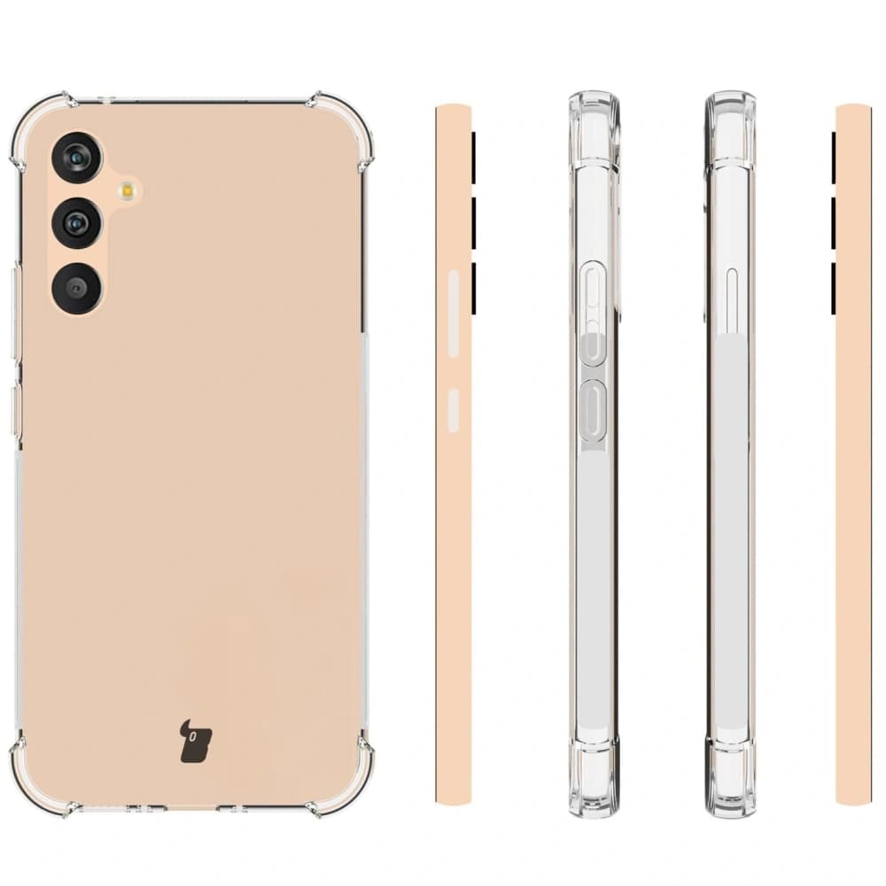 Bizon Case Clear Pack Hülle + 2x Bildschirmglas Samsung Galaxy A34 5G klar - 4