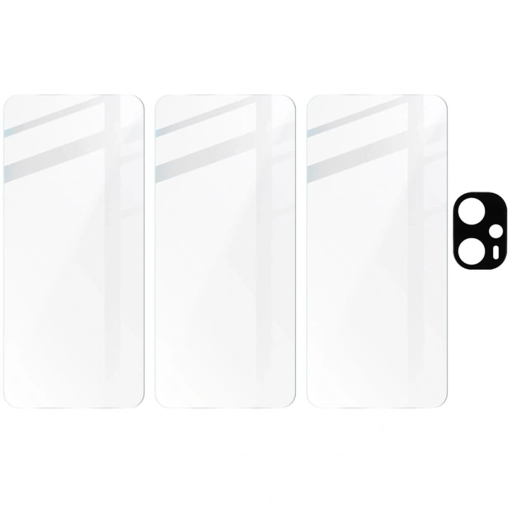 3x Szkło na ekran + szkło na aparat BIZON Clear do Xiaomi Poco F5 - 5