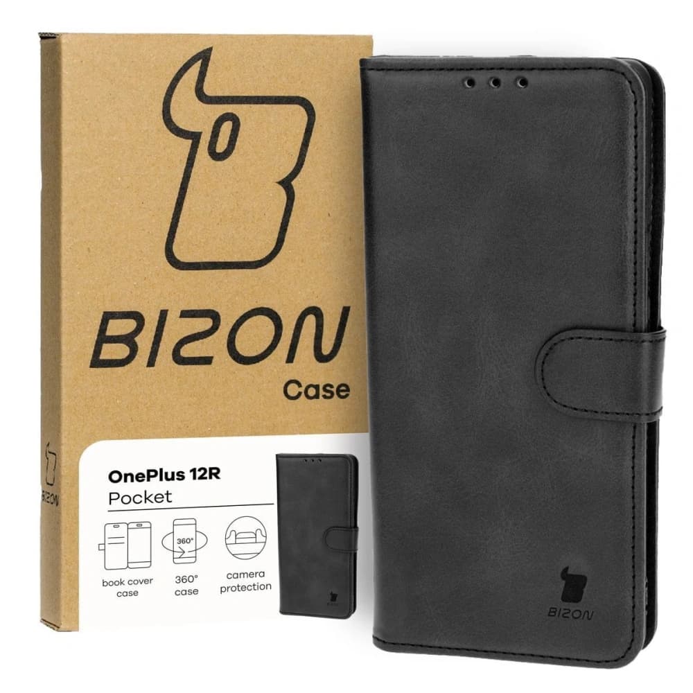 Bizon Case Pocket OnePlus 12R black - 1