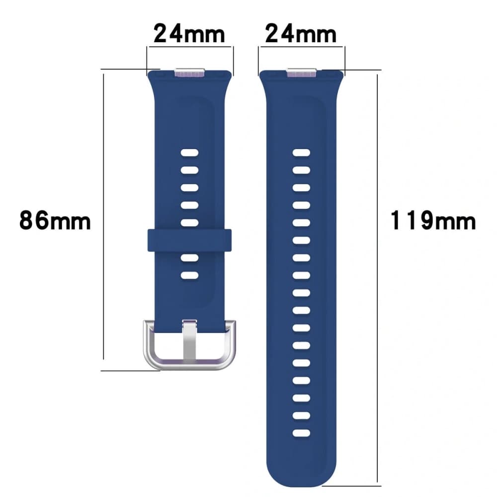 Bizon Strap Uhr Silikon Pro Huawei Uhr Fit 3 marineblau - 2