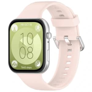 Bizon Strap Uhr Silikon Pro Huawei Uhr Fit 3 hellrosa