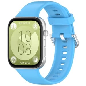 Bizon Armbanduhr Silikon Pro Huawei Watch Fit 3 blau