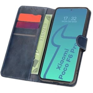 Bizon Case Pocket Xiaomi Poco F6 Pro navy blue