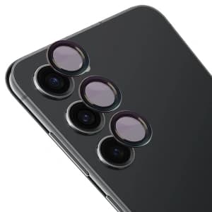 Szkło hartowane na aparat z aplikatorem Bizon Glass Snap Lens do Samsung Galaxy S23 / S23+ Plus czarne