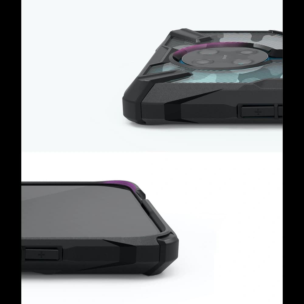 Etui Ringke Fusion-X Pocophone F2 Pro/Redmi K30 Pro Camo (Moro) Black - 5