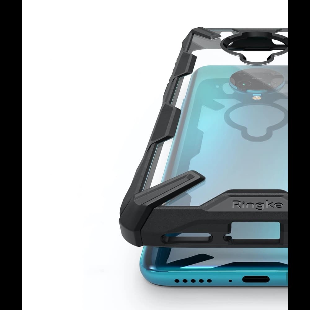 Etui Ringke Fusion-X Pocophone F2 Pro/Redmi K30 Pro Space Blue - 3