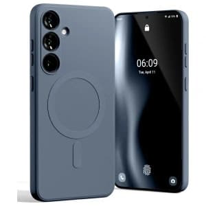 Etui Mercury MagSafe Semi-Silicone do Samsung Galaxy S24 FE granatowy