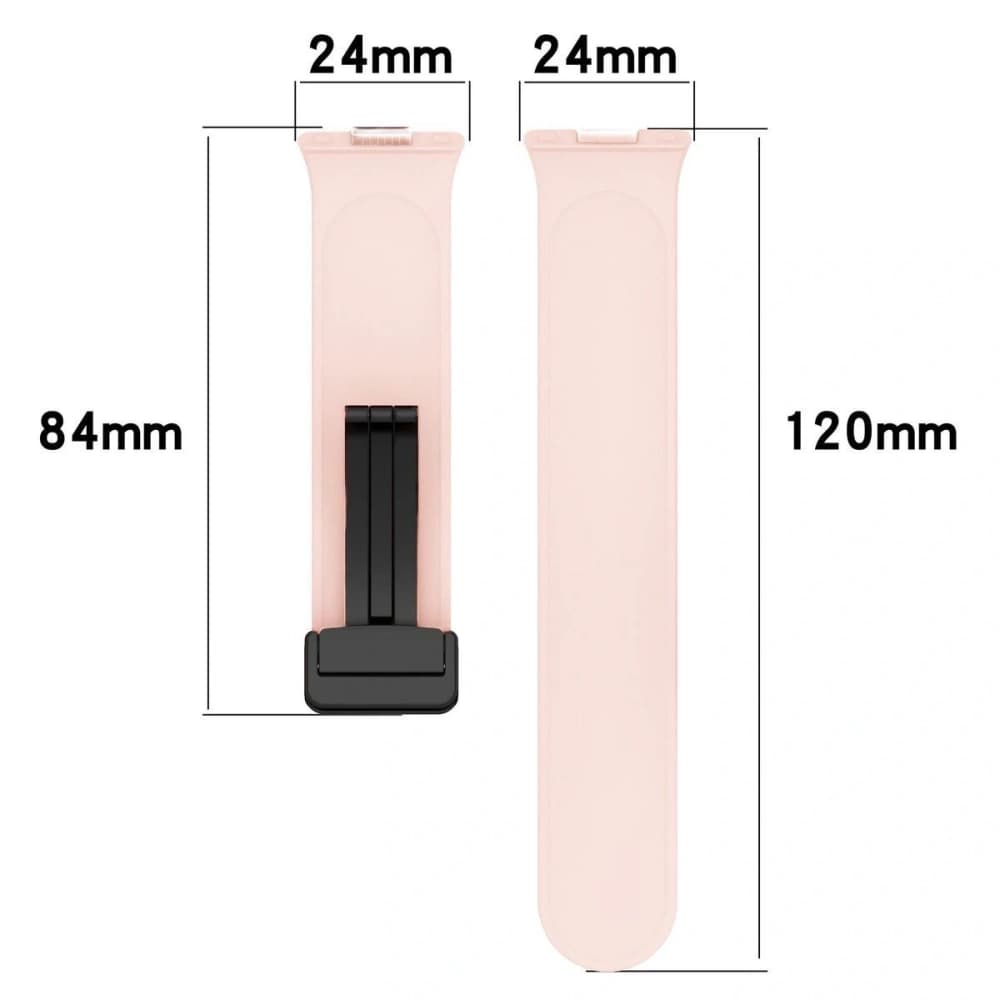 Bizon Armband Uhr Silikon L Huawei Watch Fit 4 Pro / Fit 4 / Fit 3 rosa - 2