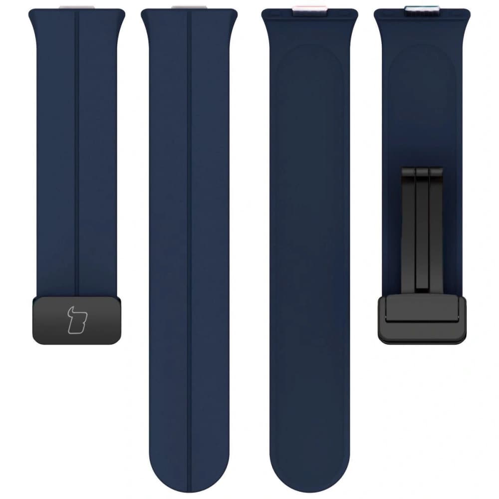 Bizon Armbanduhr Silikon L Huawei Watch Fit 4 Pro / Fit 4 / Fit 3 marineblau - 4