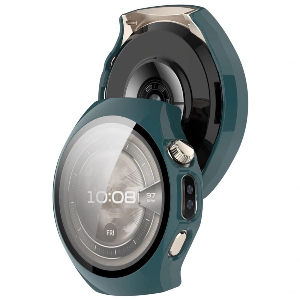 Bizon Case+Glass Uhr Huawei Watch 5 46mm grün - 1