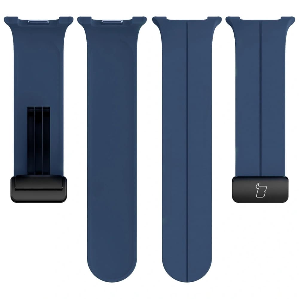 Silikonowy pasek Bizon Strap Watch Silicone L do Samsung Galaxy Watch 8 40mm / 44mm / 8 Classic 46mm granatowy - 5