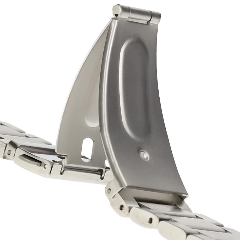 Bizon Armband Uhr Aura Huawei Watch Fit 4 Pro / Fit 4 / Fit 3 Silber - 4