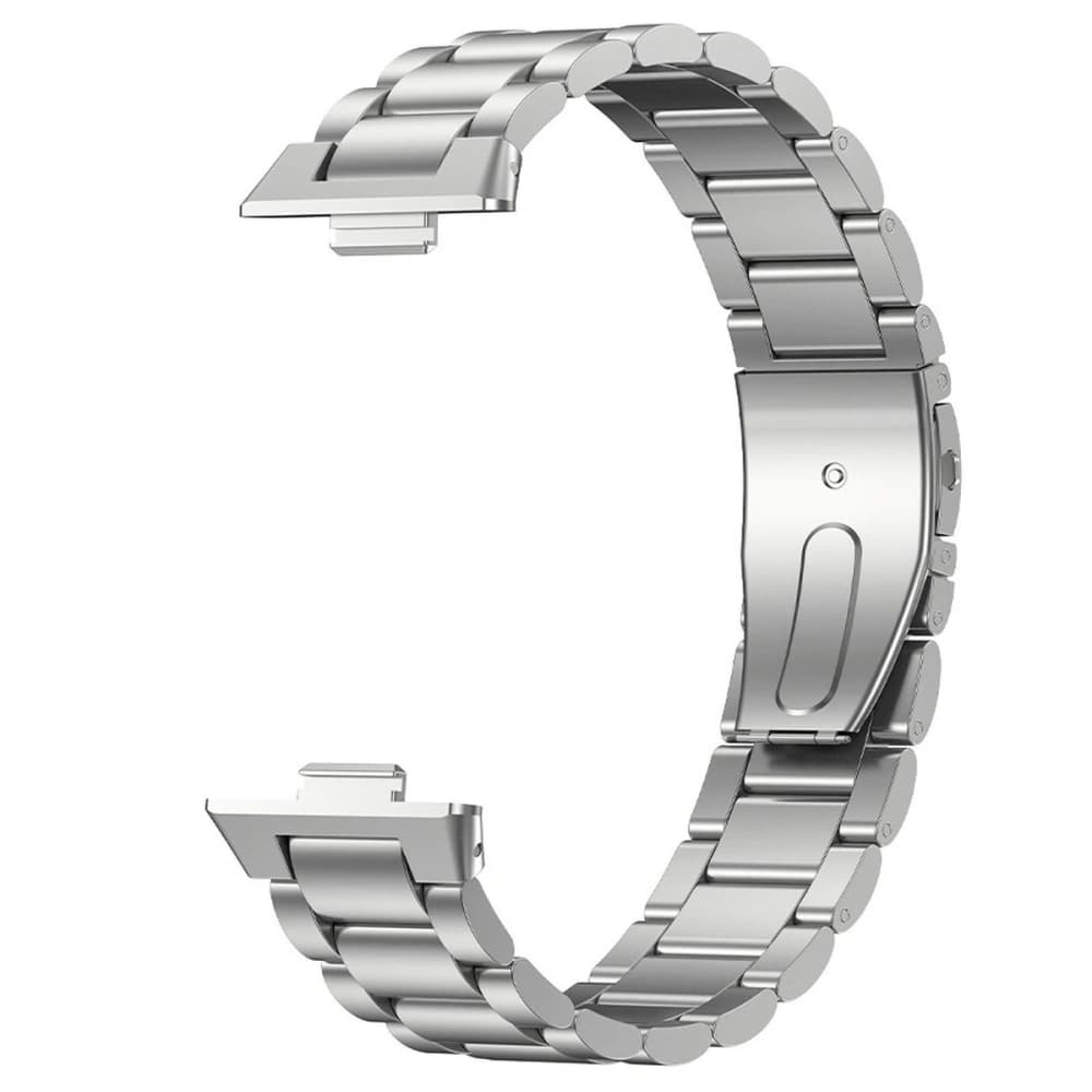 Bizon Armband Uhr Aura Huawei Watch Fit 4 Pro / Fit 4 / Fit 3 Silber - 6