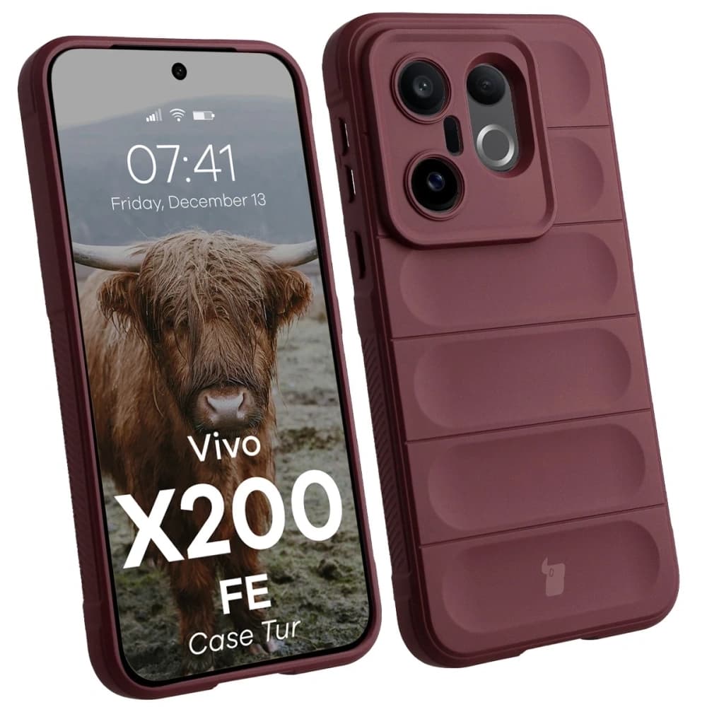 Bizon Case Tur Vivo X200 FE bordeaux - 1