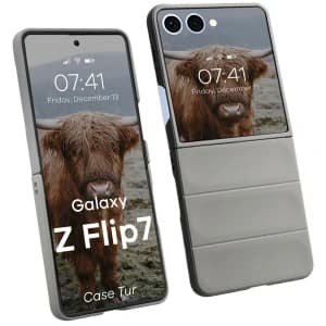 Bizon Case Tur Samsung Galaxy Z Flip7 grau