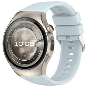 Bizon Armbanduhr Silikon T Huawei Watch 5 42mm hellblau