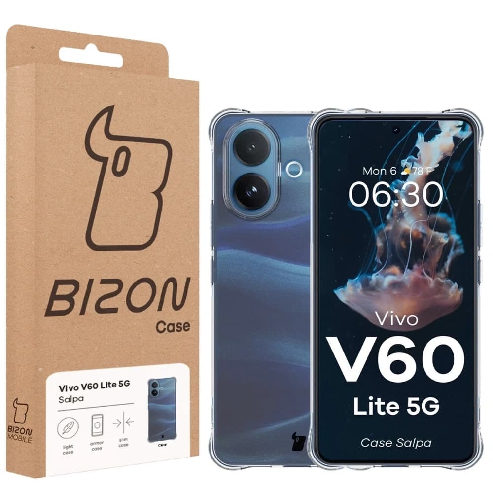 Bizon Case Salpa Vivo V60 Lite 5G klar - 7