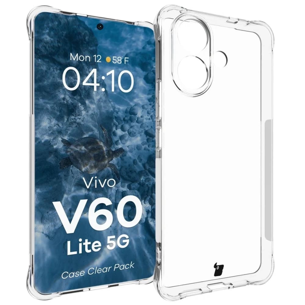 Bizon Case Clear Pack case + 2x screen protector Vivo V60 Lite 5G - 3