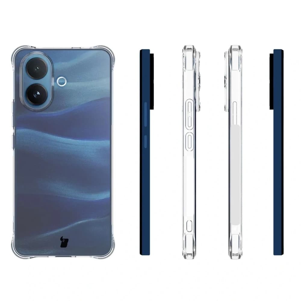Bizon Case Clear Pack case + 2x screen protector Vivo V60 Lite 5G - 4