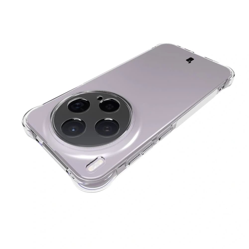 Bizon Case Clear Pack Hülle + 2x Displayschutzfolie für Vivo X300 - 6