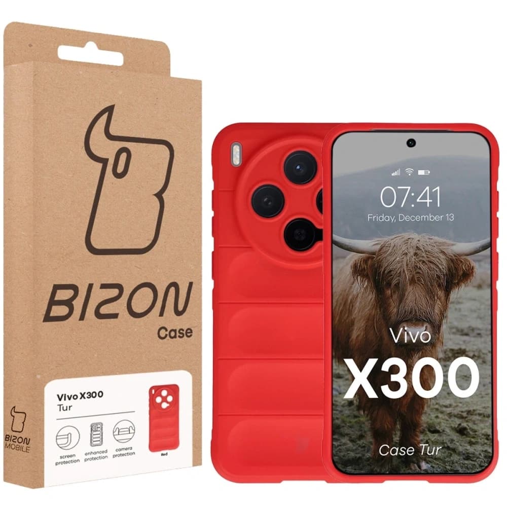 Bizon Case Tur Vivo X300 rot - 8