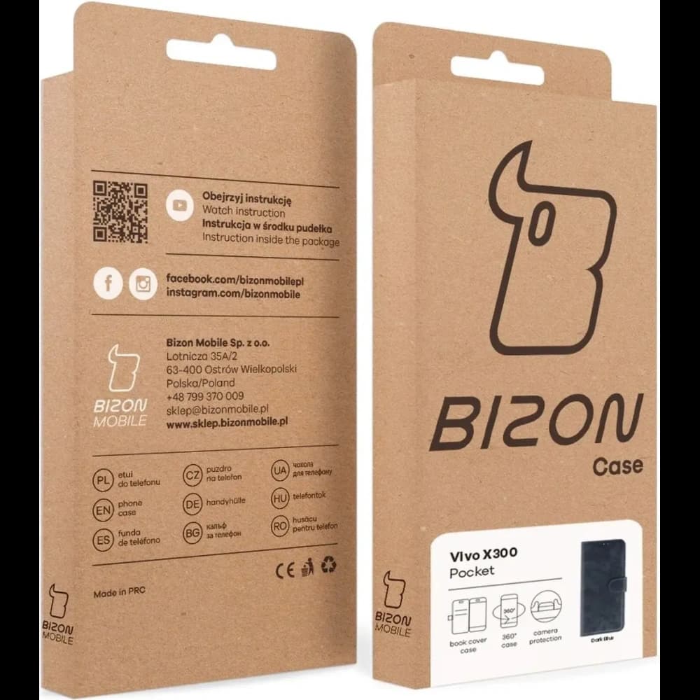 Bizon Case Pocket Vivo X300 tengerészkék
- 7