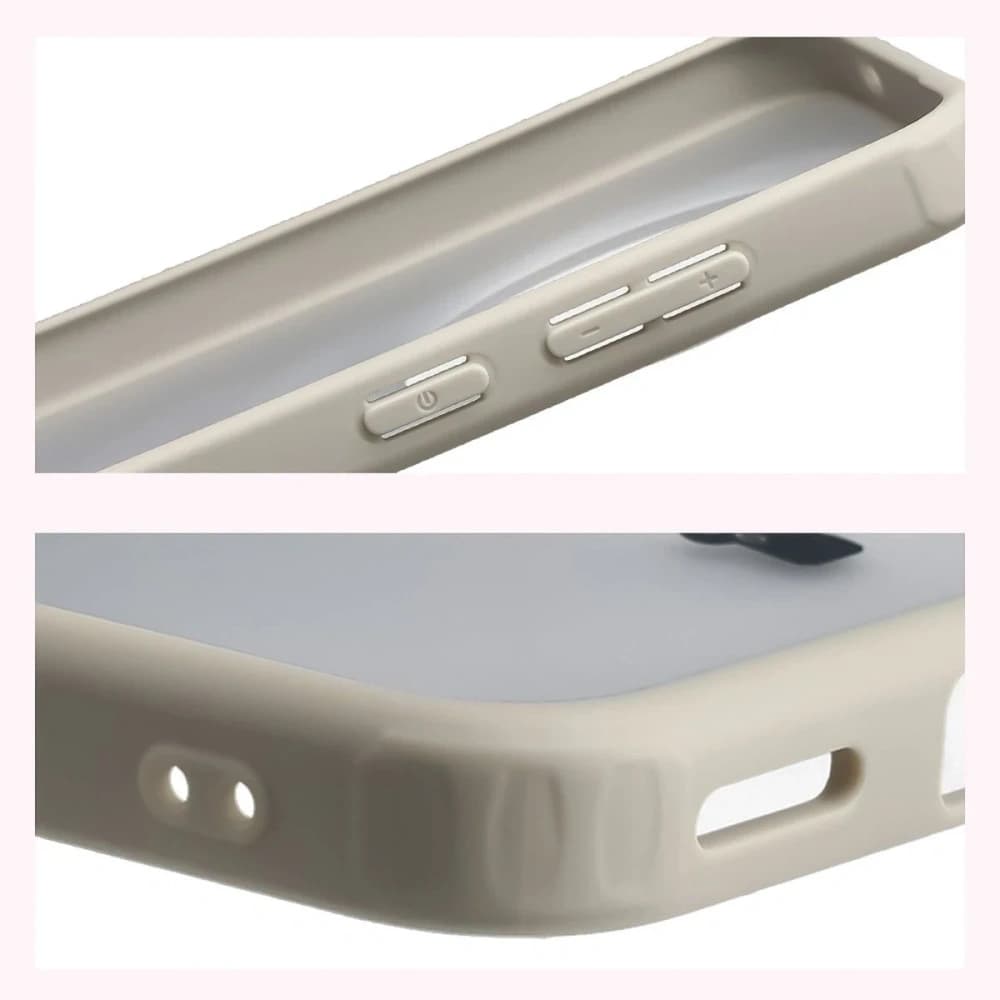 Bizon Case Angelo Vivo X300 halbtransparent mit beigem Rahmen
- 4