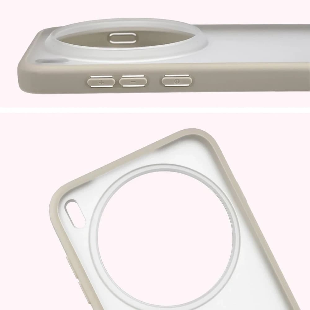 Bizon Case Angelo Vivo X300 Pro félig átlátszó bézs kerettel
- 3