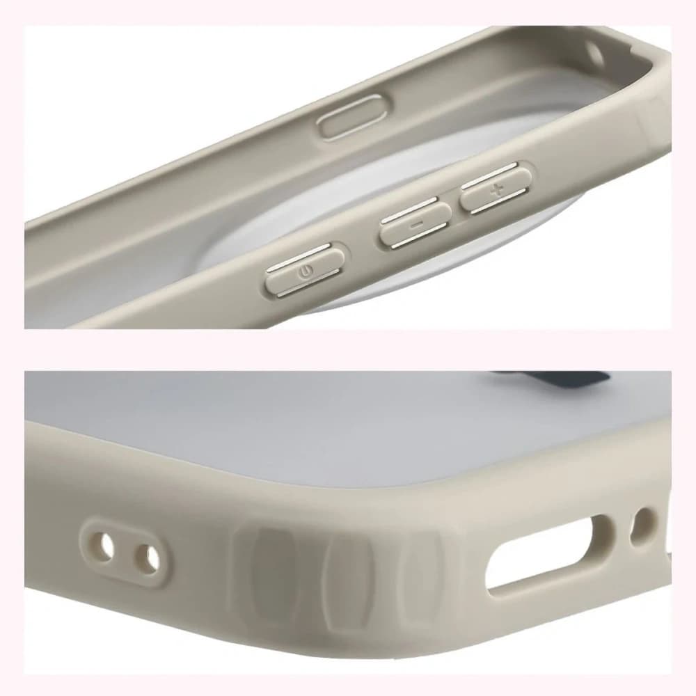 Bizon Case Angelo Vivo X300 Pro félig átlátszó bézs kerettel
- 4