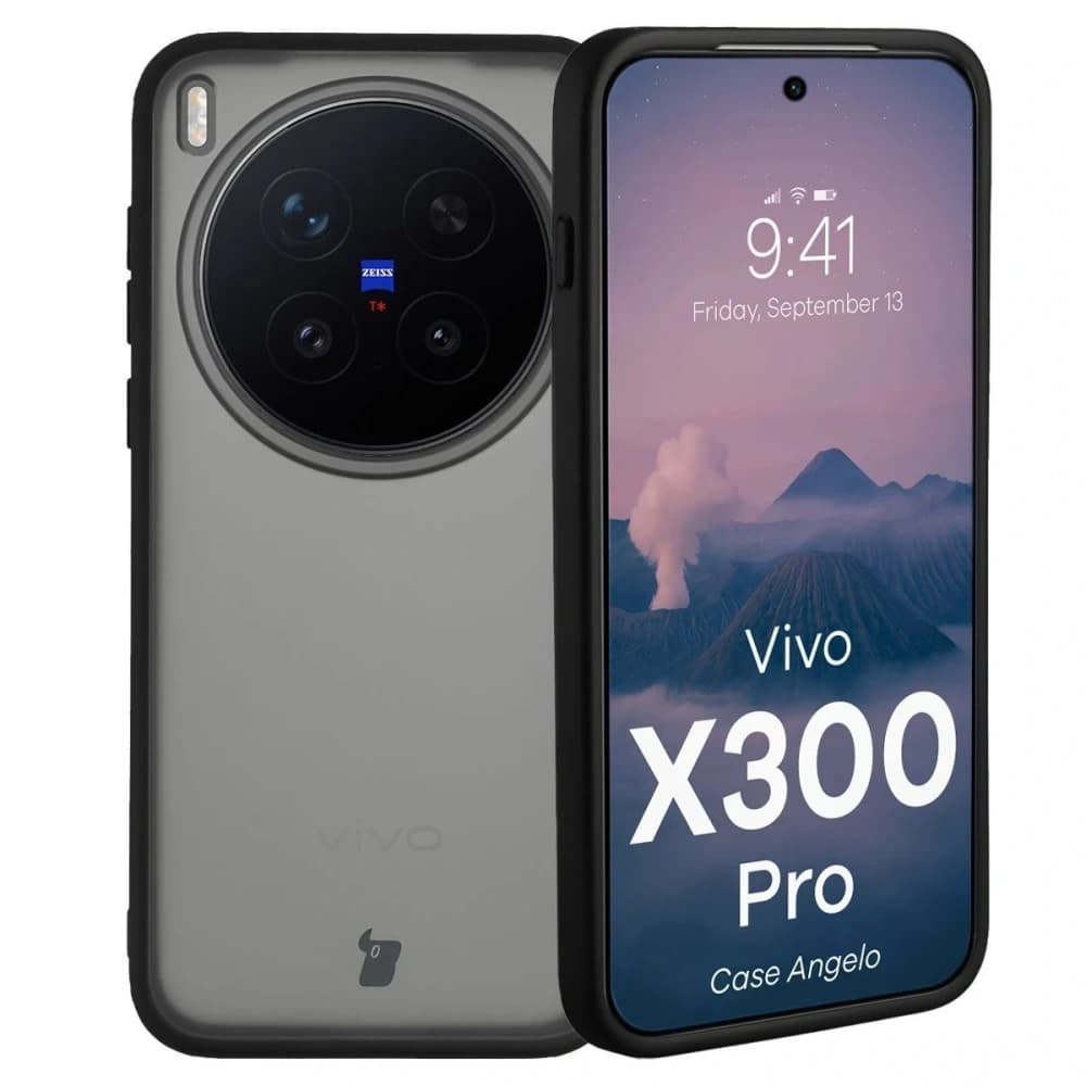 Bizon Case Angelo Vivo X300 Pro rauchig mit schwarzem Rahmen
- 1