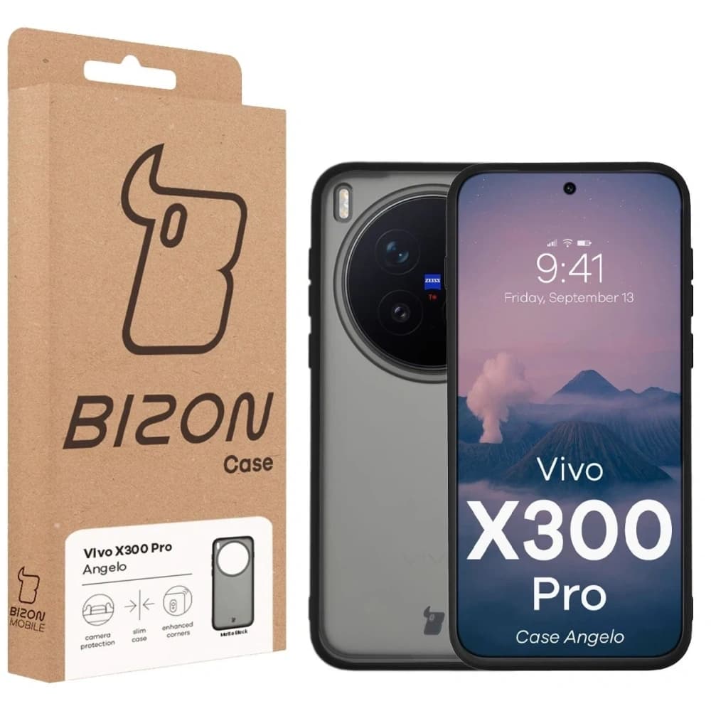 Bizon Case Angelo Vivo X300 Pro rauchig mit schwarzem Rahmen
- 6