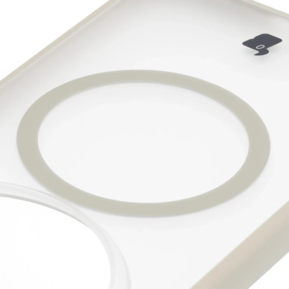 Etui z pierścieniem magnetycznym Bizon Case MatteO do Vivo X300 Pro przydymione-beżowe - 2