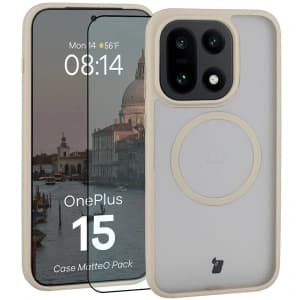 Bizon MatteO Magnetic Pack OnePlus 15 rauchbeige