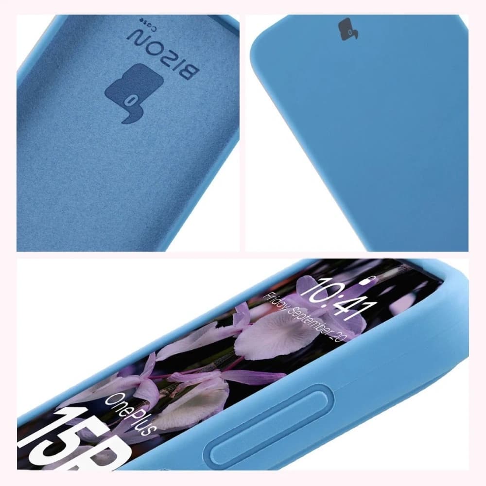 Silikonowe etui Bizon Soft Case do OnePlus 15R niebieskie - 6