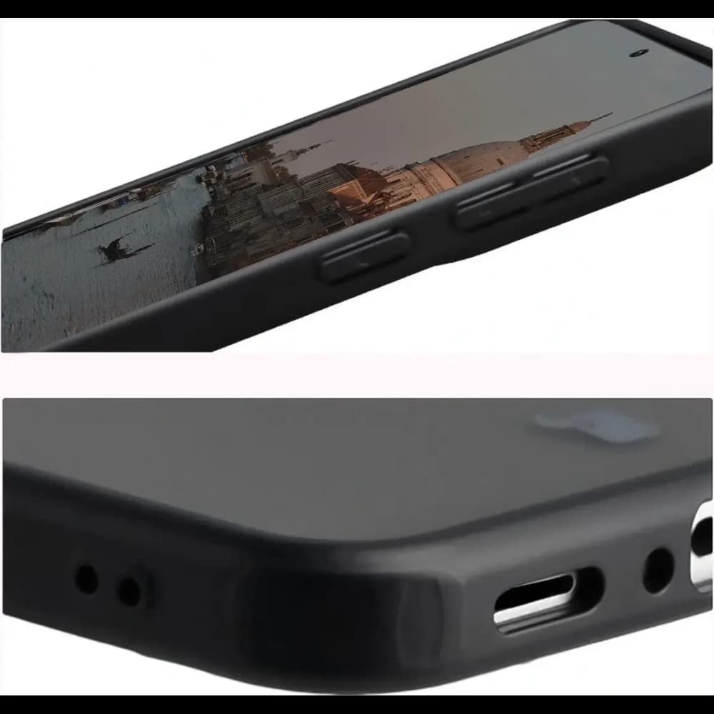 Etui z pierścieniem magnetycznym + szkło hartowane Bizon MatteO Pack do Samsung Galaxy A37 5G / A36 5G przydymione-czarne - 6