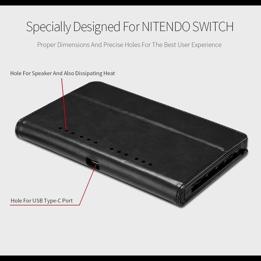 DuxDucis Nintendo Switch Case Black - 6