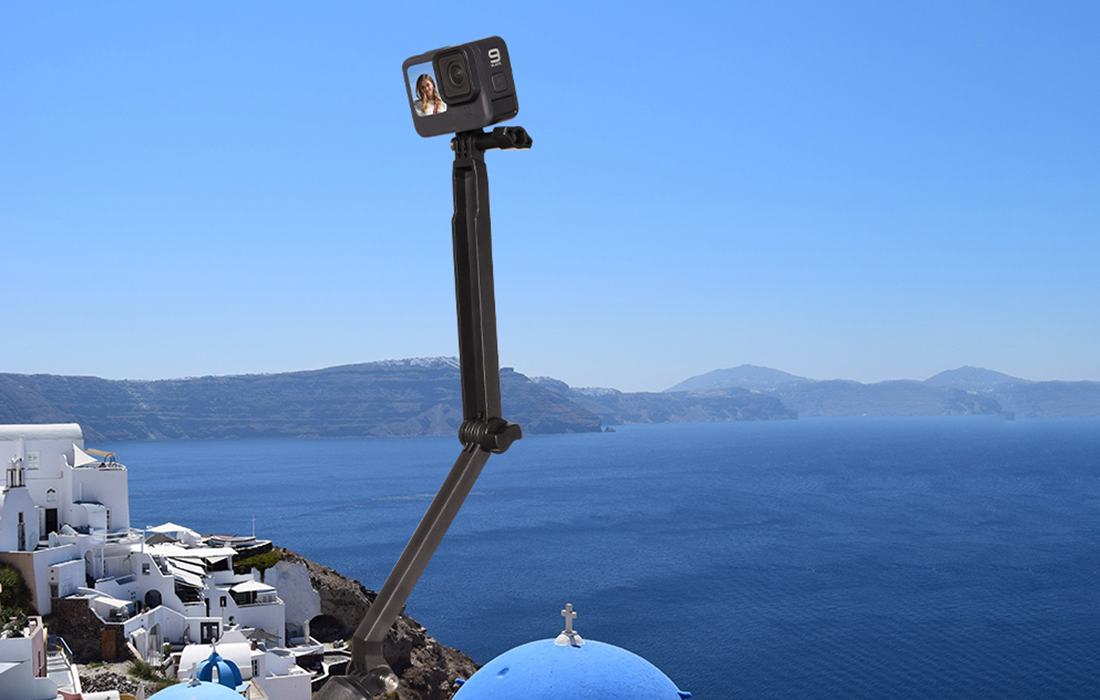 Wodoodporny selfie stick 360° Telesin do kamer sportowych (GP-MFW-300