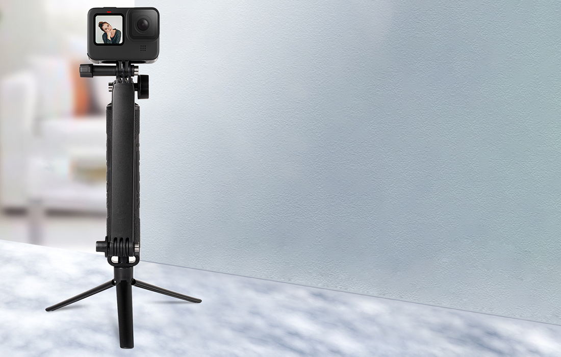 Wodoodporny selfie stick 360° Telesin do kamer sportowych (GP-MFW-300