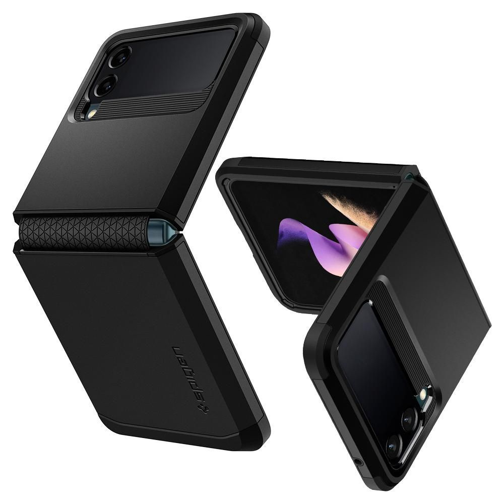 ETUI SPIGEN TOUGH ARMOR SAMSUNG GALAXY Z FLIP 3 BLACK