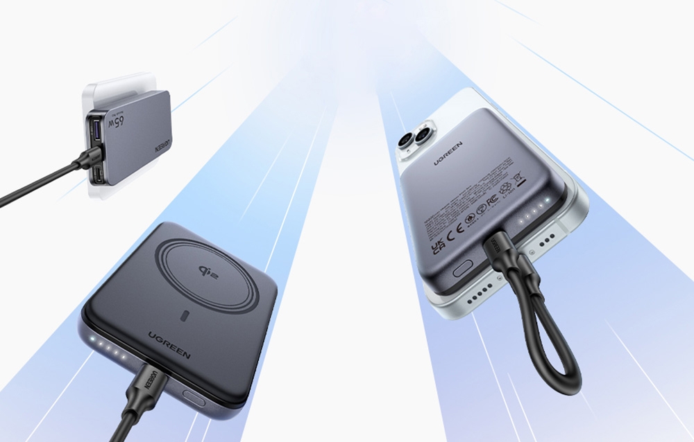 3 magnetyczne powerbanki ugreen 