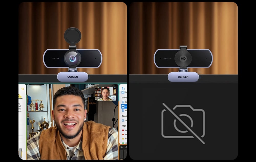 Zdejmowana osłona na kamerę Ugreen CM831.
