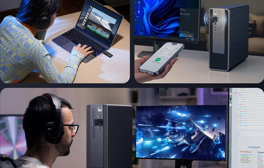 UGREEN network card connected to various devices