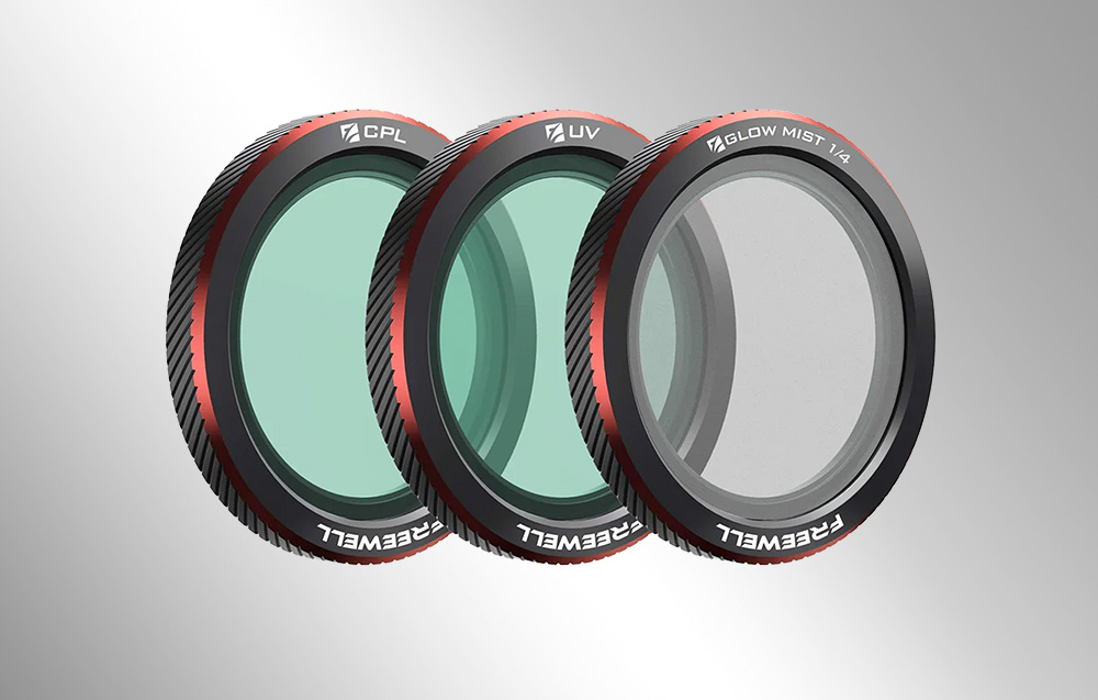 Set of magnetic filters from Freewell: CPL, UV, and Glow Mist 1/4.