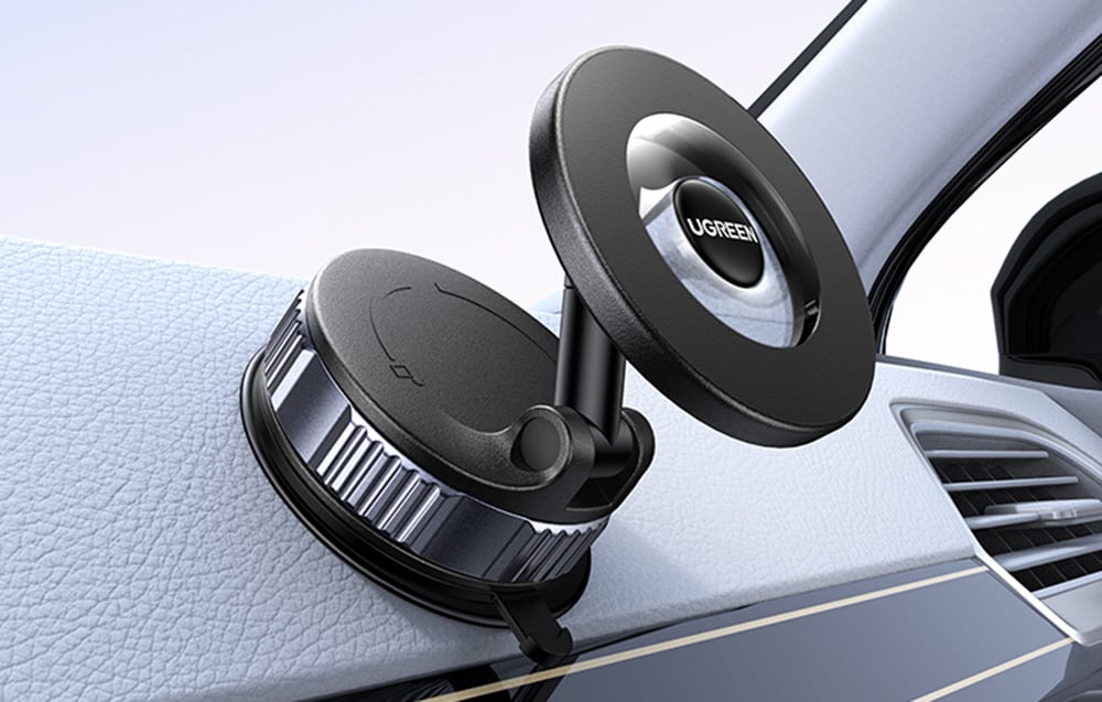 magnetyczny uchwyt na desce w samochodzie