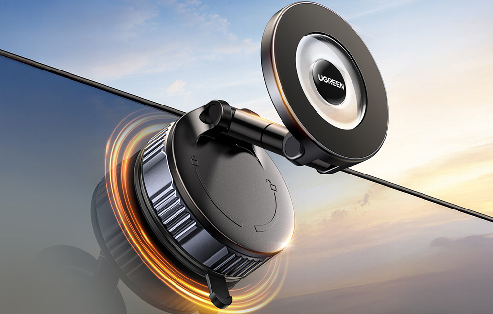 uchwyt magnetyczny na desce w samochodzie