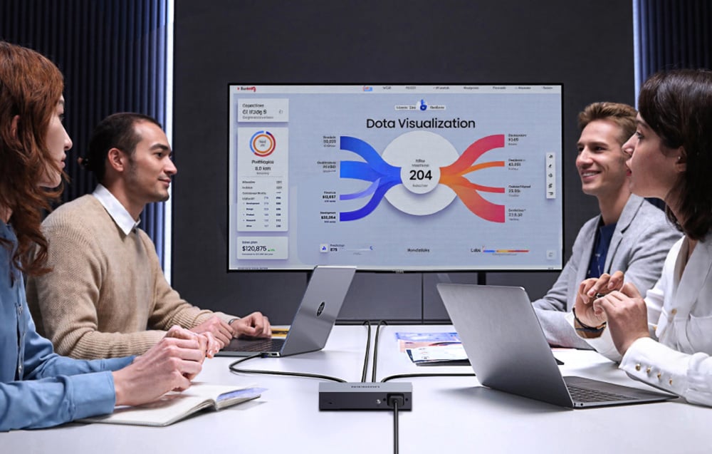 osoby rozmawiające ze sobą na konferencji