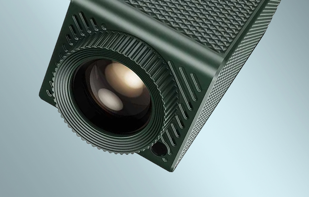 Nahaufnahme der Matrix des Blitzwolf BW-Vision A1 Projektors